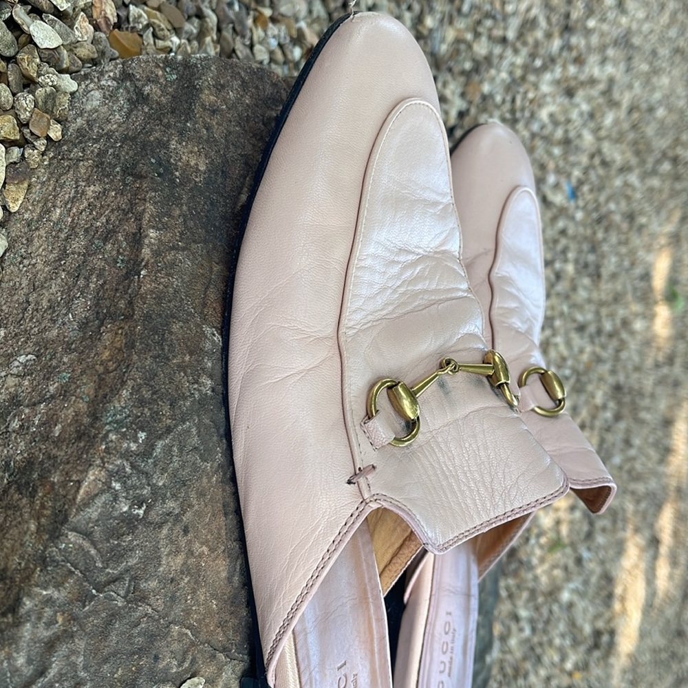 Gucci leather loafer size 38.5 pink - Picture 9 of 12